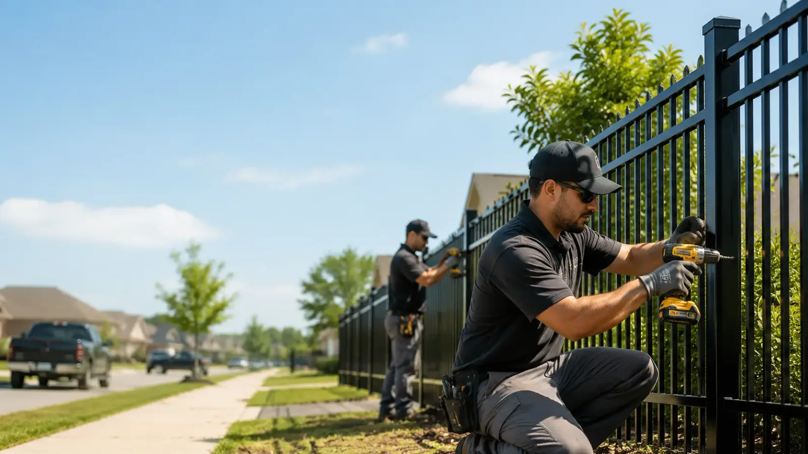 Metal Fence Installation in Amorita, OK